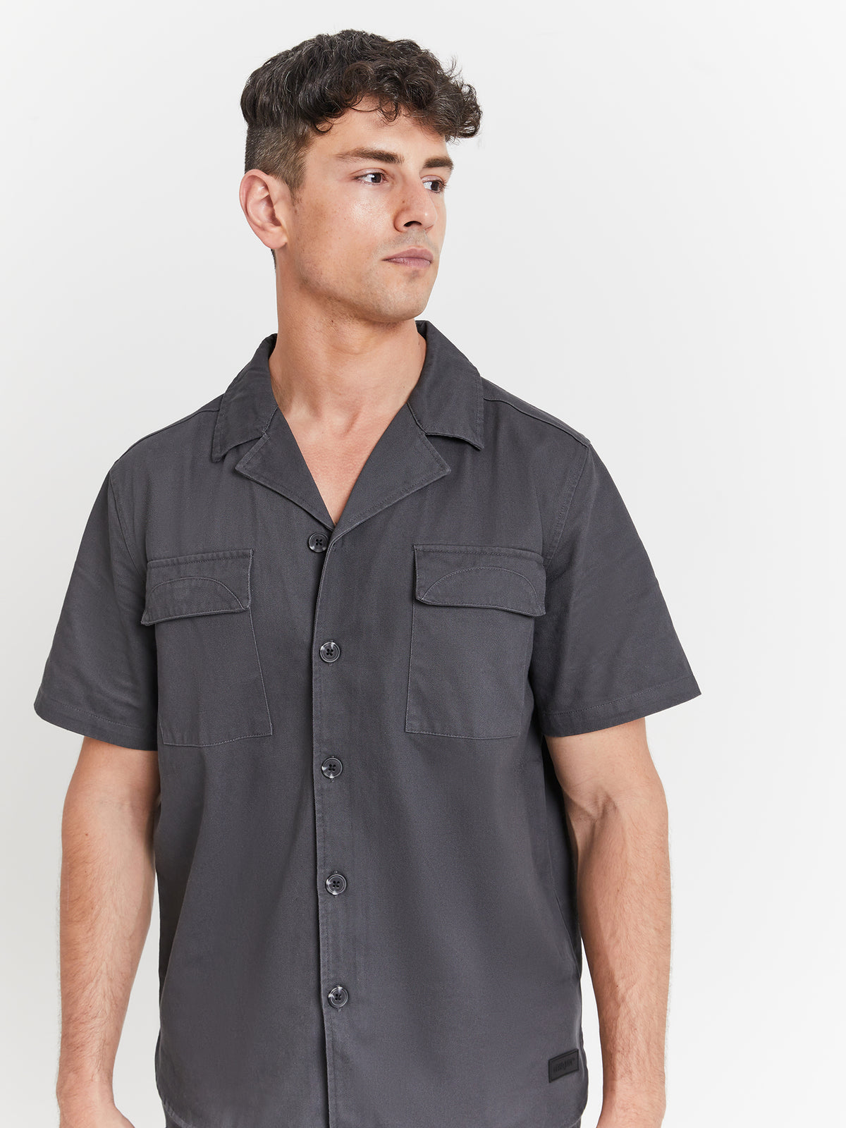 Pacific Short Sleeve Shirt in Slate