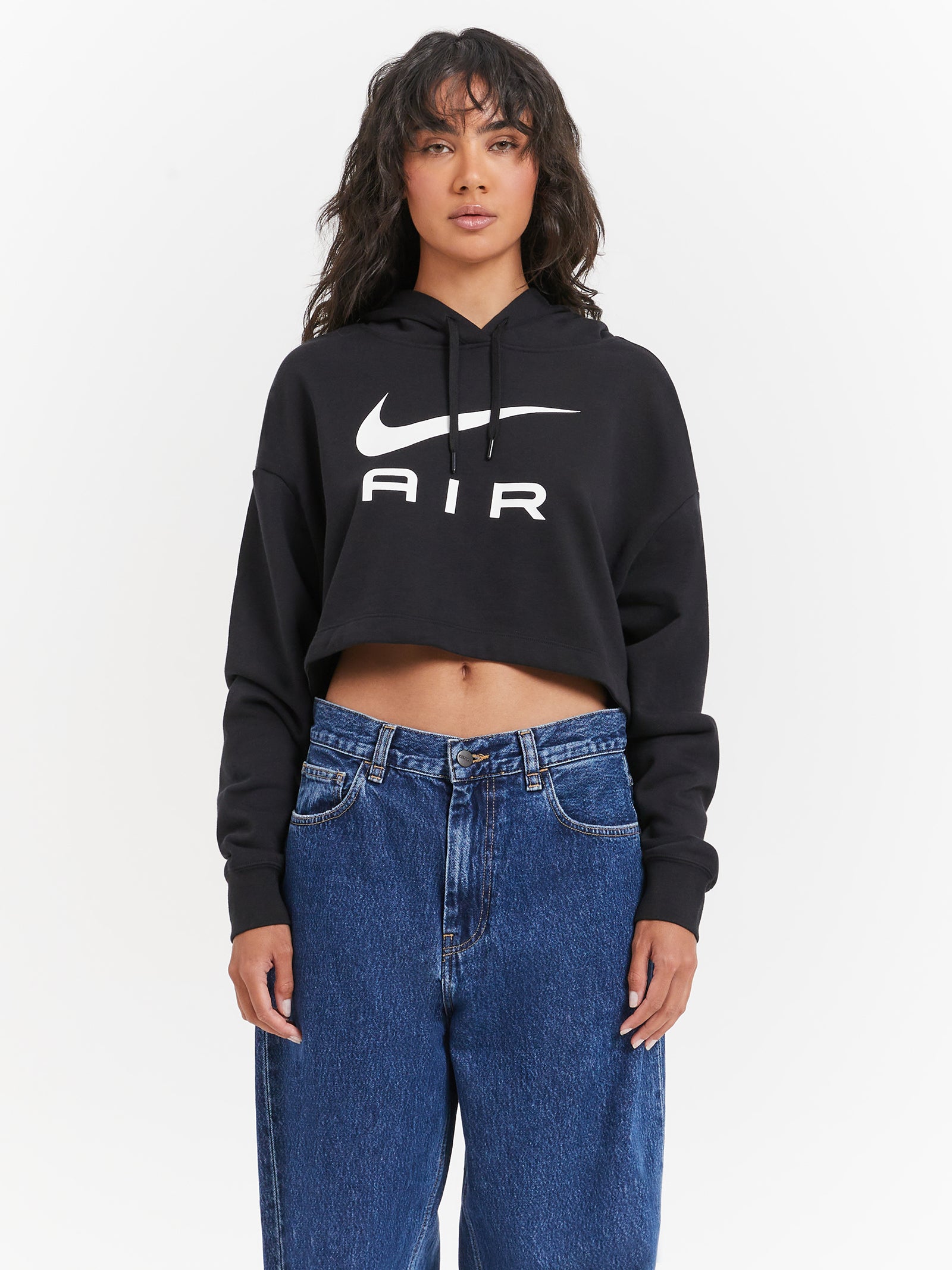 Half Zip Nike Air Cropped Sweatshirt Hoodies And Sweatshirts Nike