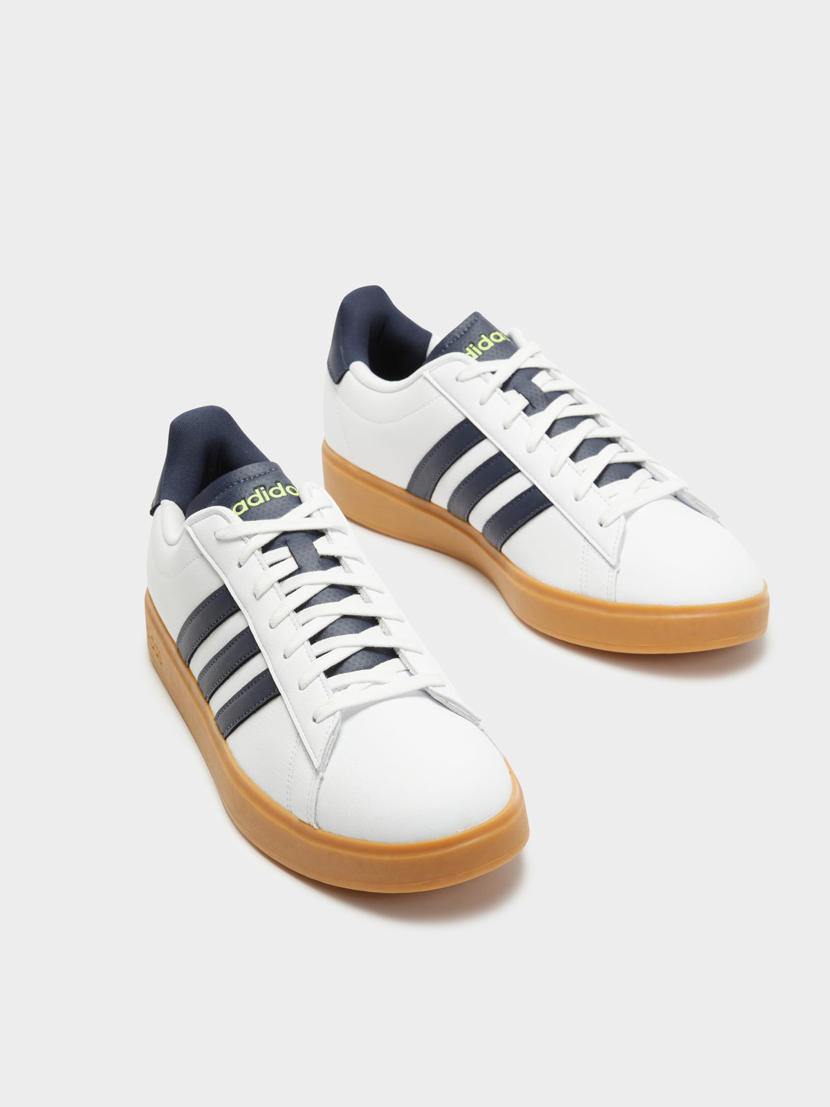 Mens Grand Court 2.0 Sneakers Cloud White & Shadow Navy Mens Grand Court 2.0 Sneakers Cloud White & Shadow Navy