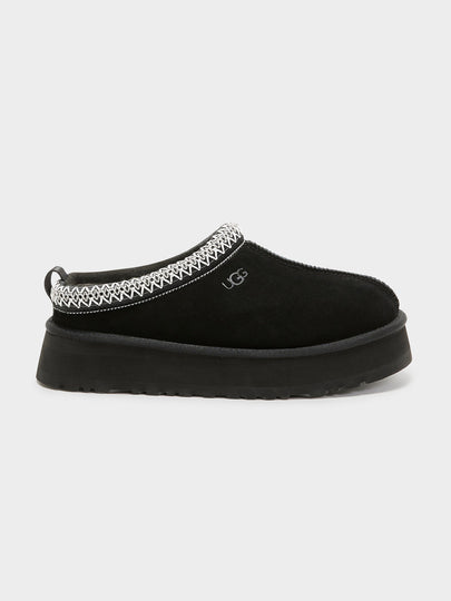 Womens Tazz Platform Slip-On Shoes in Black