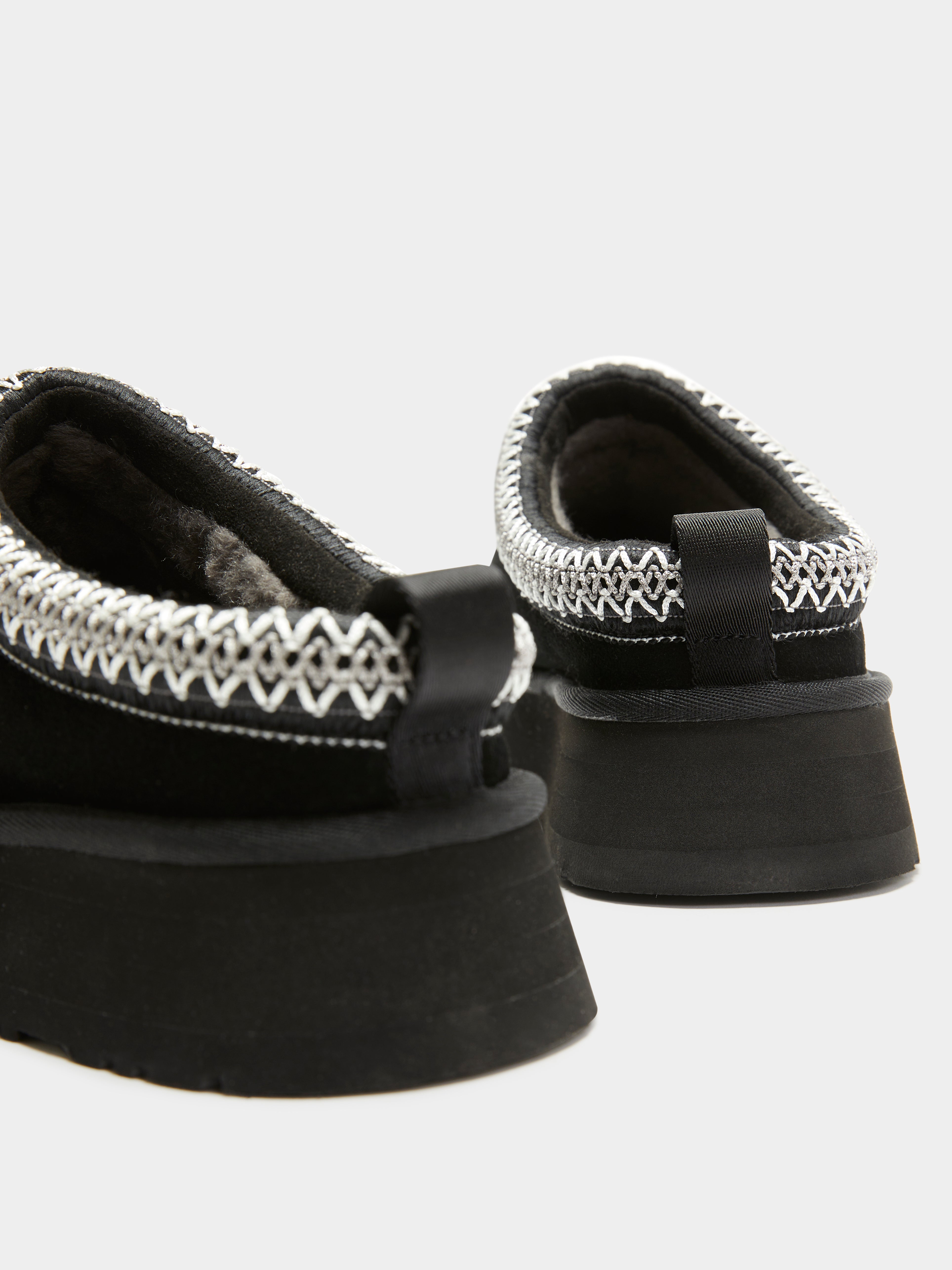 Womens Tazz Platform Slip-On Shoes in Black