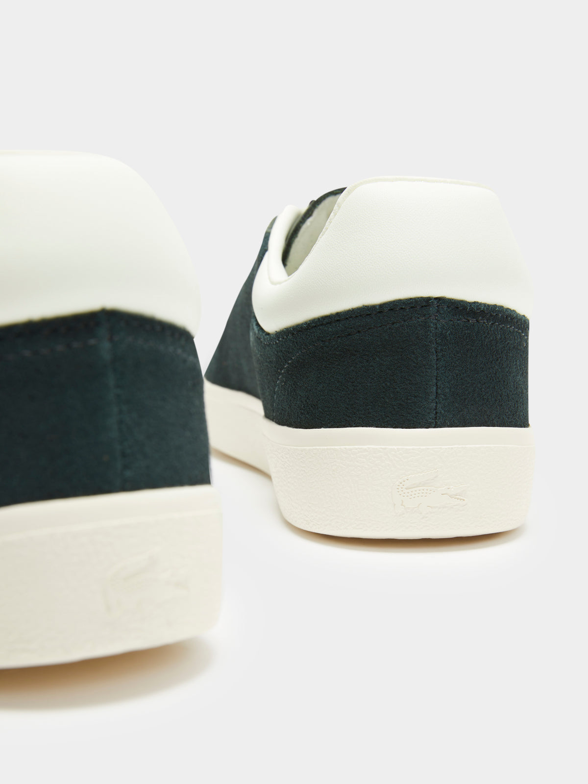 Lacoste Womens Baseshot Sneakers | Dark Green/White