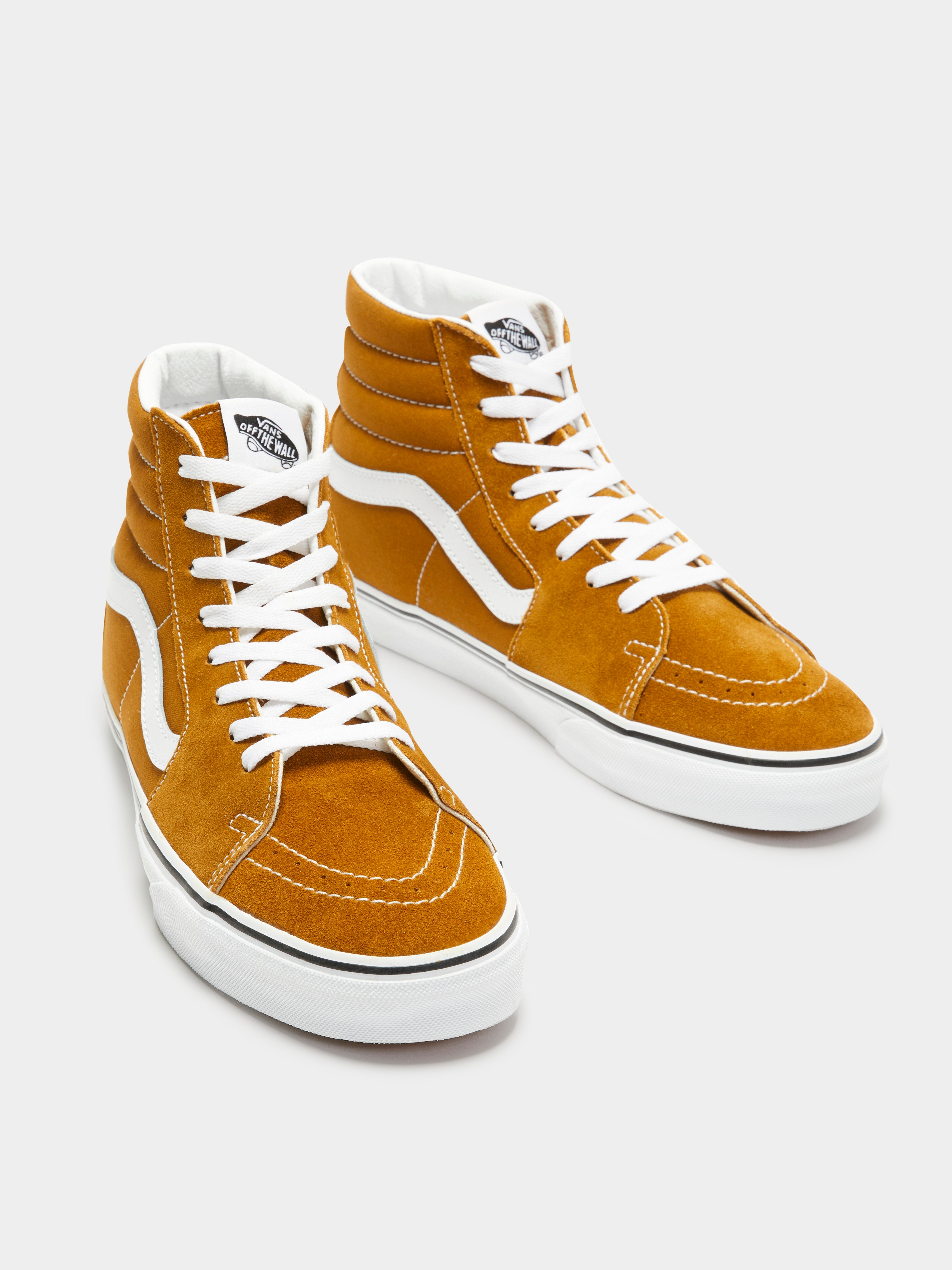 Unisex Sk8 High Colour Theory Sneakers in Golden Brown