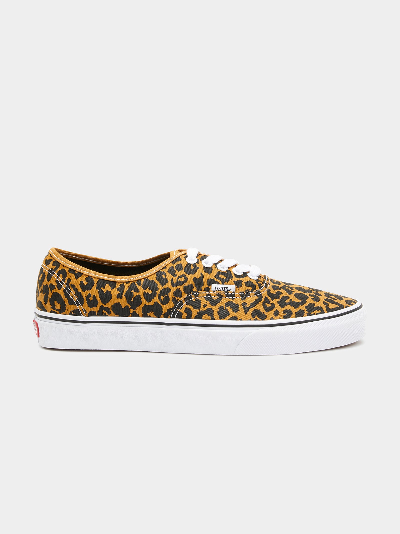 Unisex Authentic Leopard Sneakers in Leopard Black & White