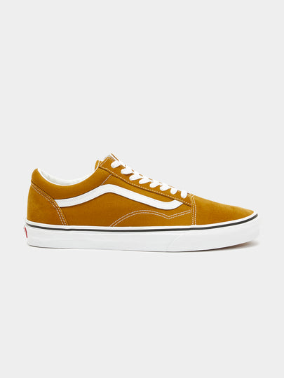Unisex Old Skool Color Theory Sneakers in Golden Brown