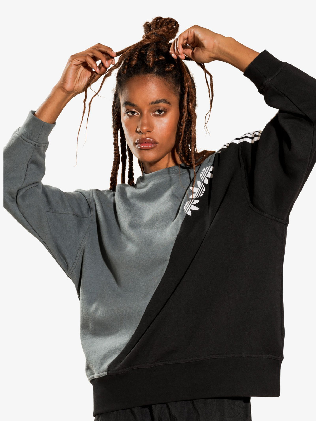 Adidas Slice Trefoil Sweatshirt | Blue/Black