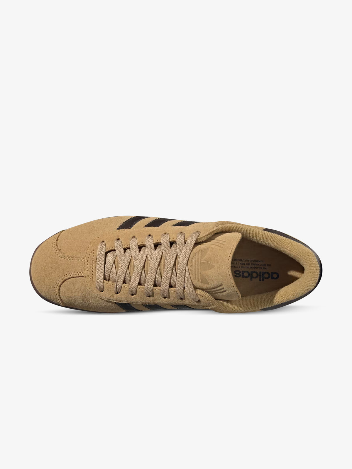 Adidas Men's Gazelle Shoes | Golden beige/Dark brown/Gold