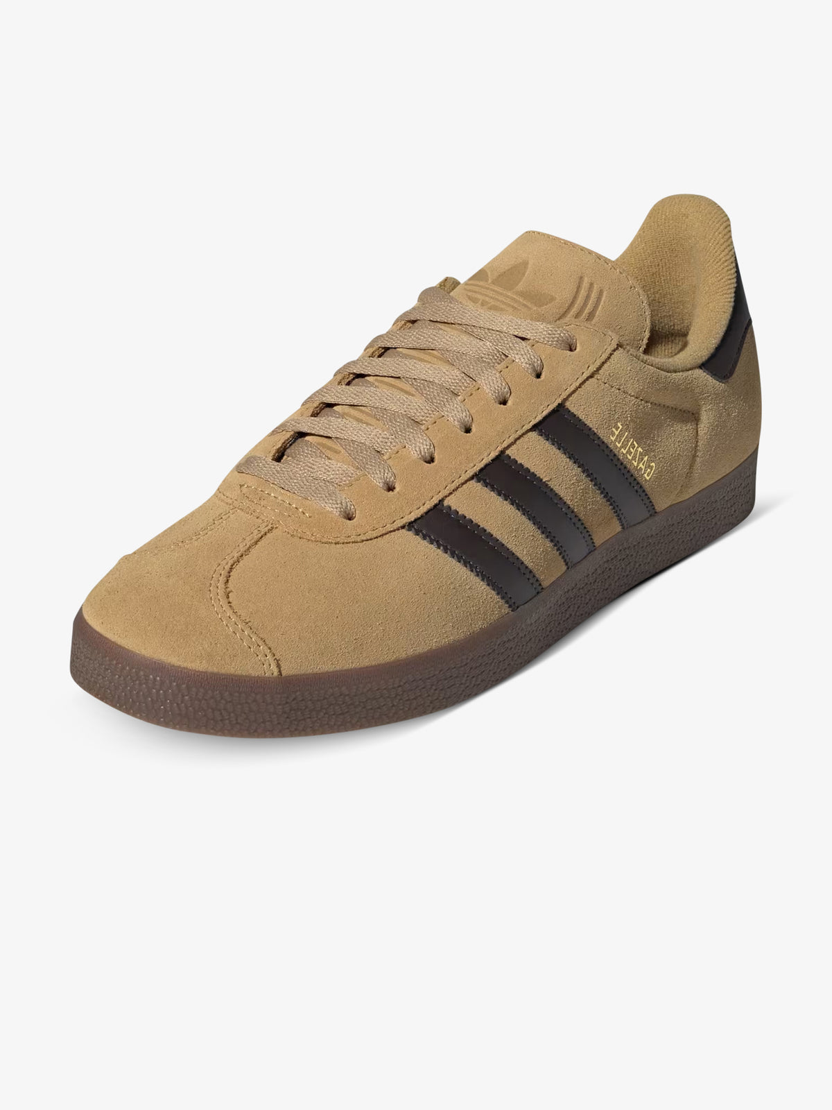 Adidas Men's Gazelle Shoes | Golden beige/Dark brown/Gold