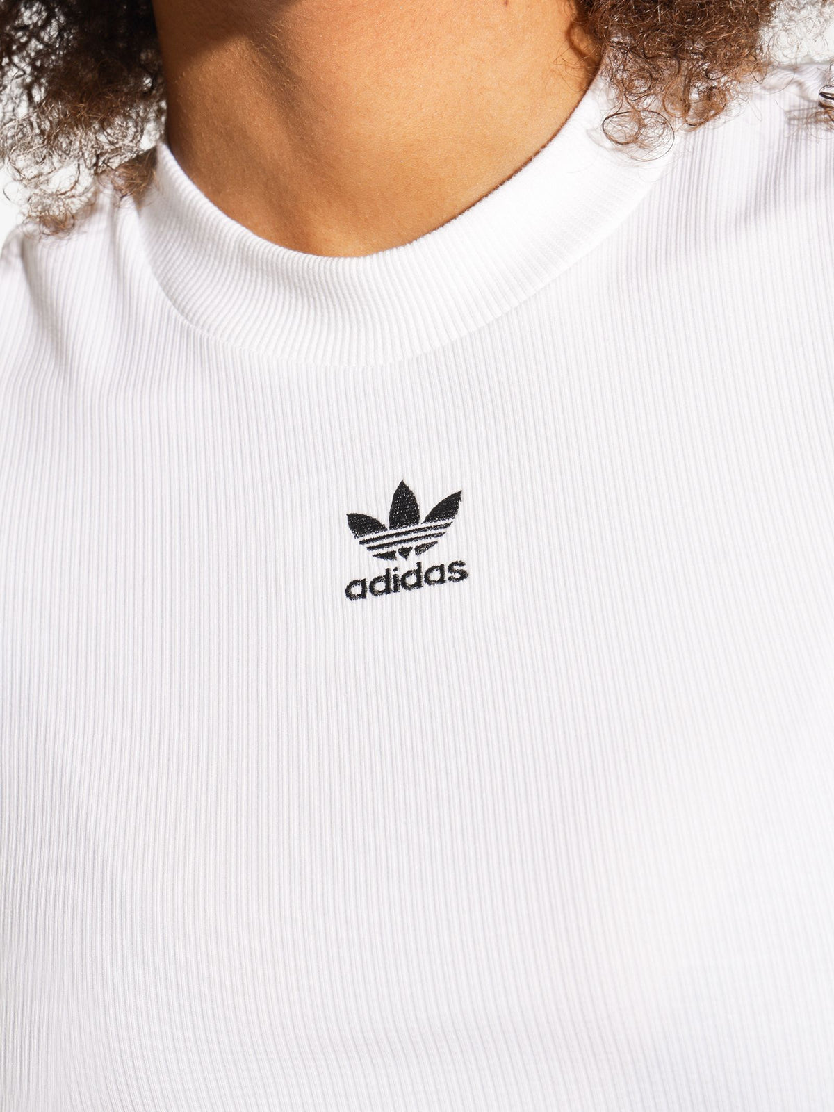 Adidas Adidas Cropped Rib Baby T-Shirt | White