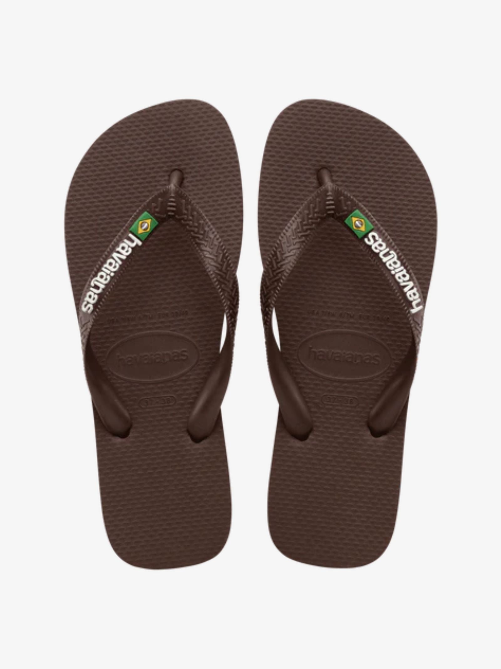 Unisex Brazil Logo Flip Flops