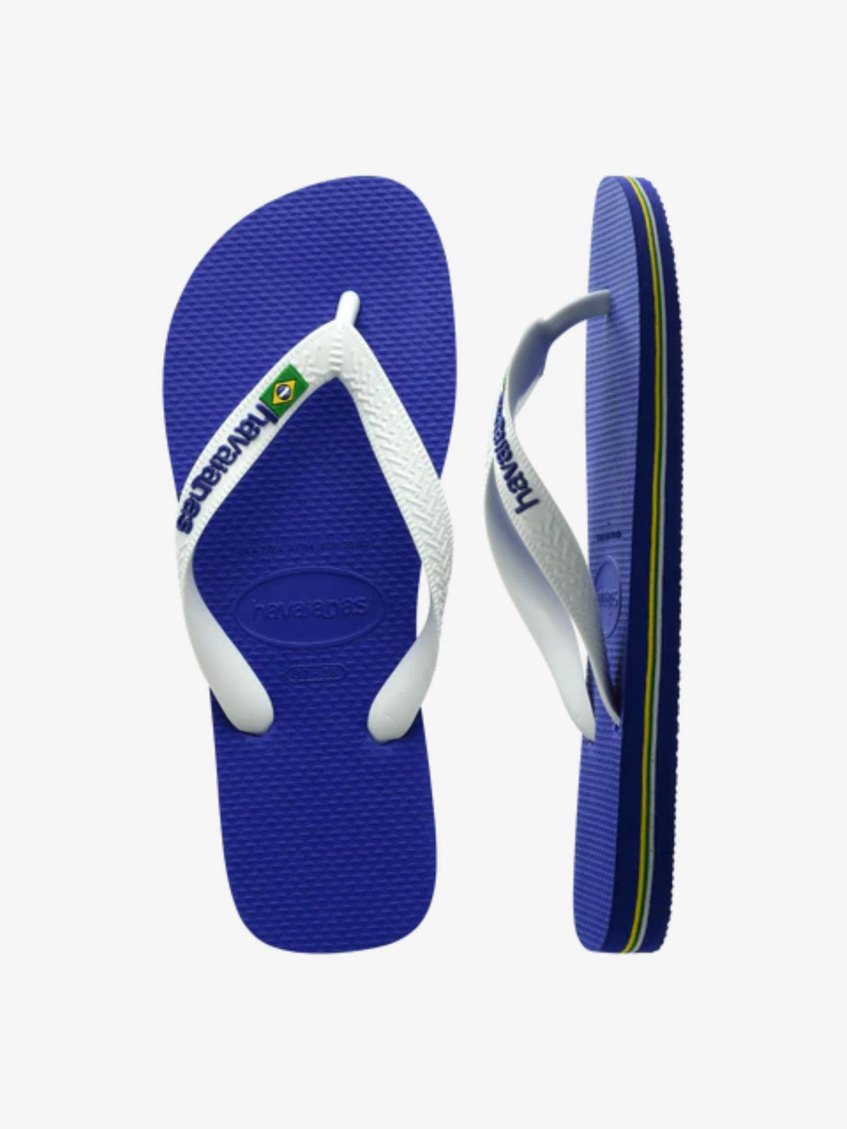 Havaianas Unisex Brazil Logo Flip Flops | Marine Blue