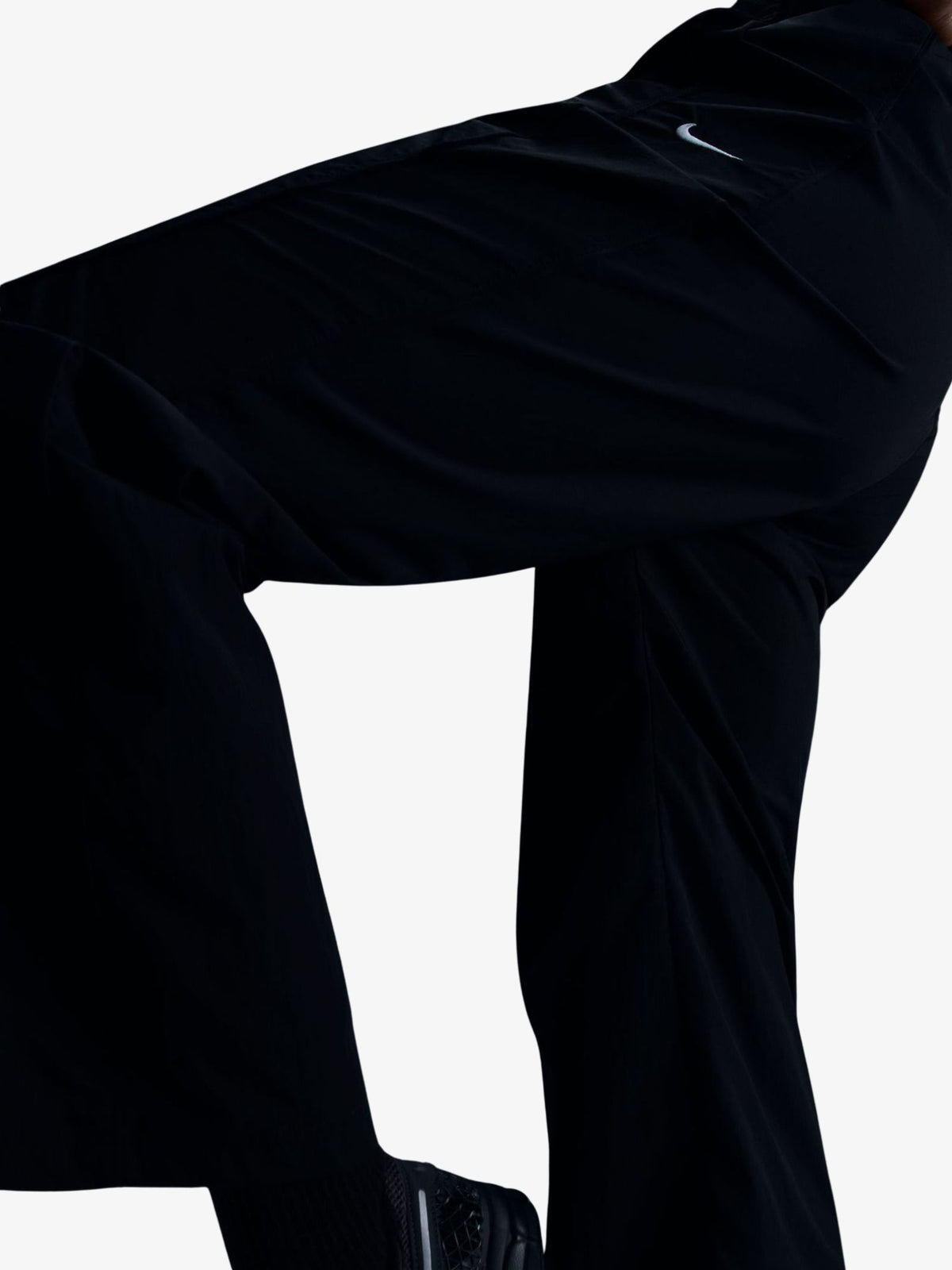 Nike Women's High-Waisted Woven Open-Hem Pants | Black/White