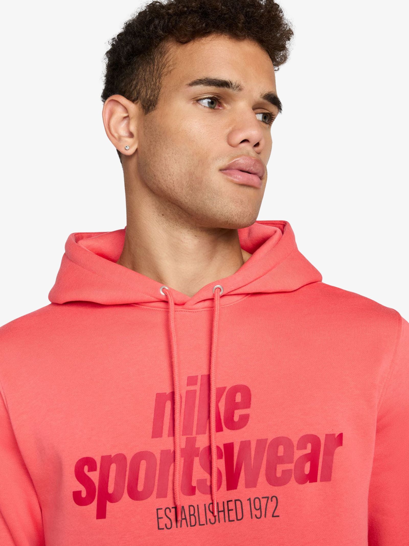 Nike Club Men’s Fleece Pullover Hoodie Magic Ember