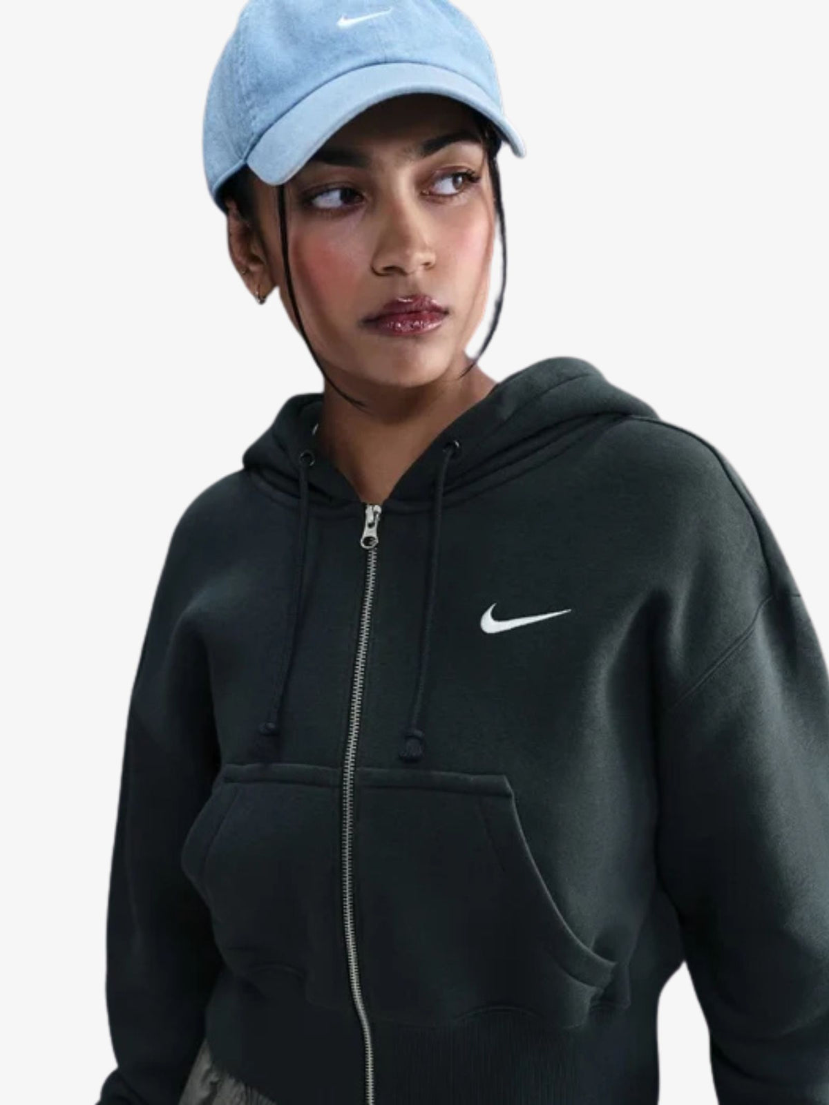 Nike Women's Nike Sportswear Phoenix Fleece Hoodie | Seaweed/Sail