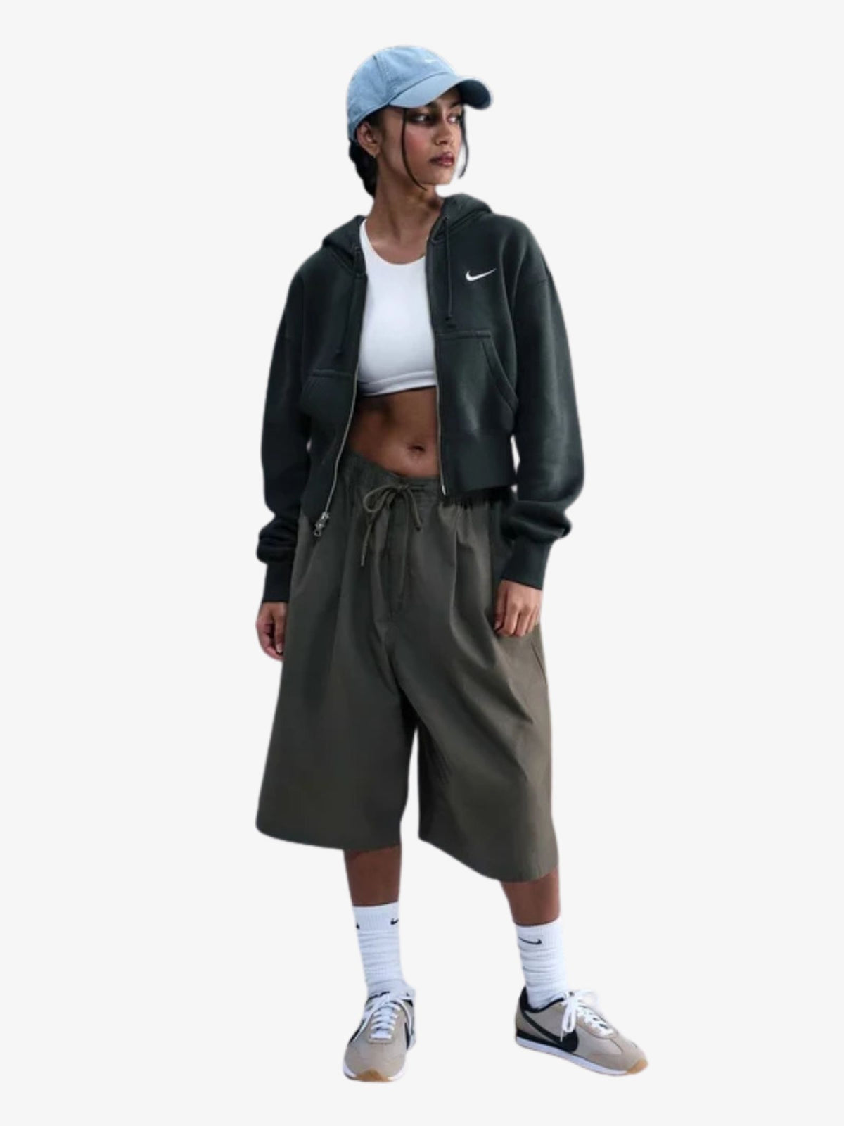 Nike Women's Nike Sportswear Phoenix Fleece Hoodie | Seaweed/Sail