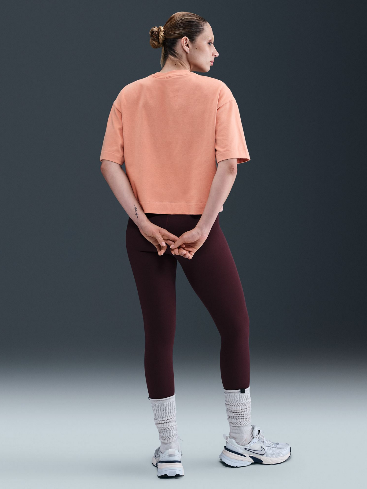 Nike NSW Boxy Short-Sleeve T-Shirt | Rose Gold/Sail