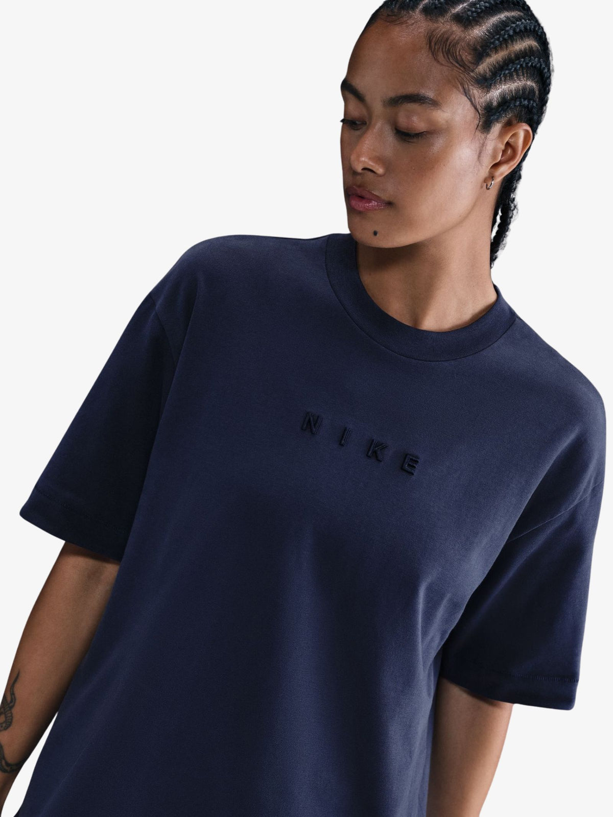 Nike Women's Oversized Short-Sleeve T-Shirt | Midnight Navy