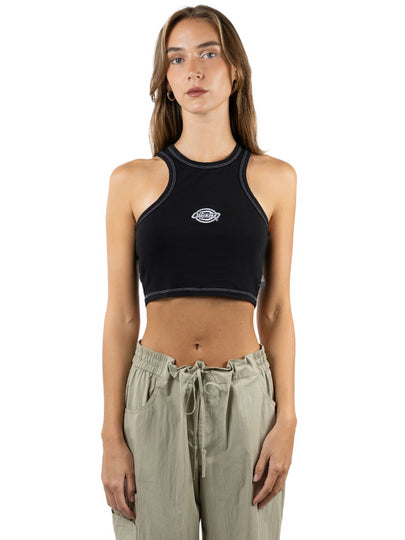 Cropped Racer Front Tank