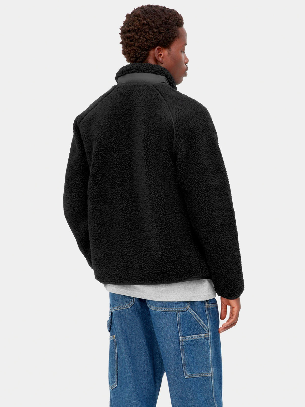 Carhartt Wip Prentis Sherpa Liner Jacket | Black/Black