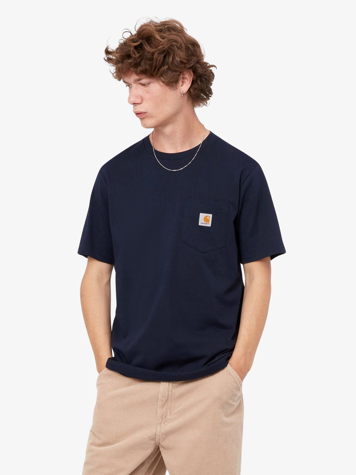 Carhartt Wip Short Sleeve Pocket T-Shirt | Dark Navy