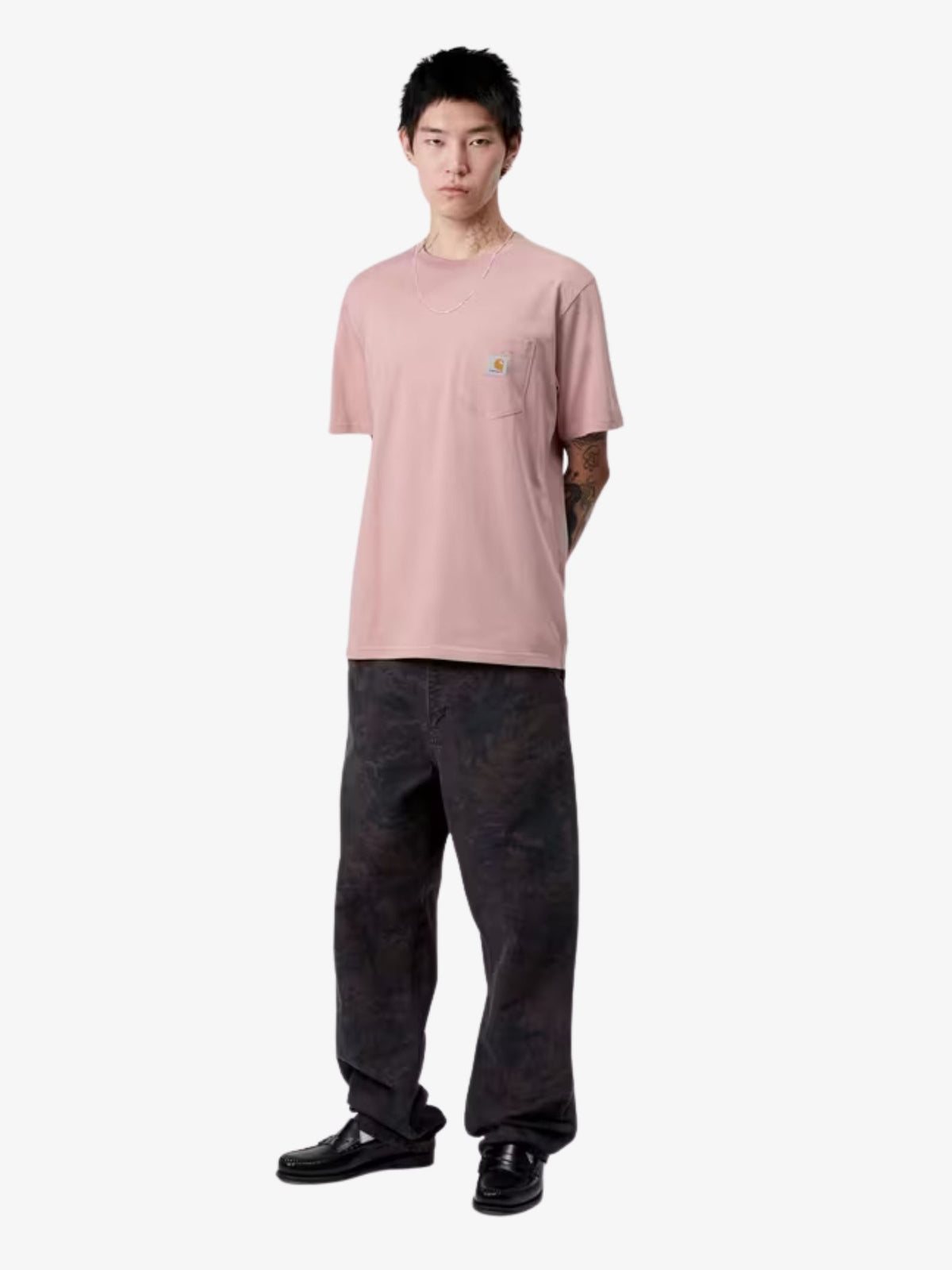 Carhartt Wip Short Sleeve Pocket T-Shirt | Glassy Pink