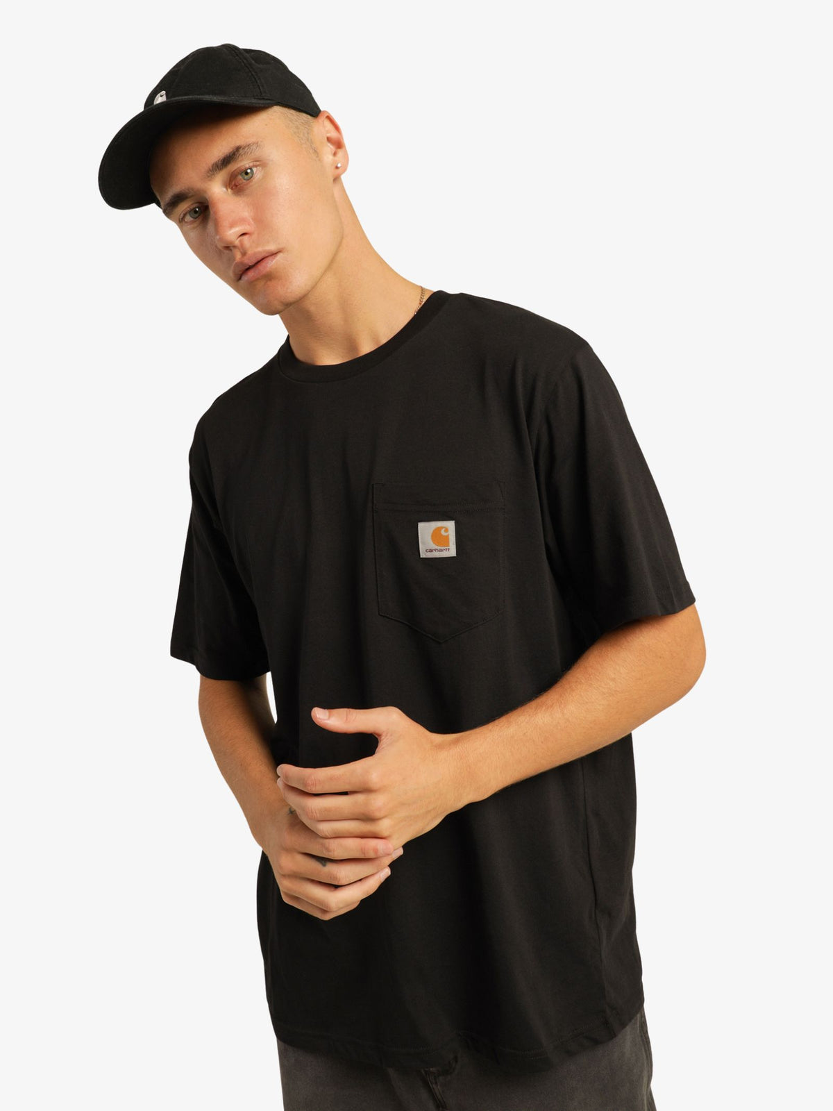 Carhartt Wip Pocket Short Sleeve T-Shirt | Black