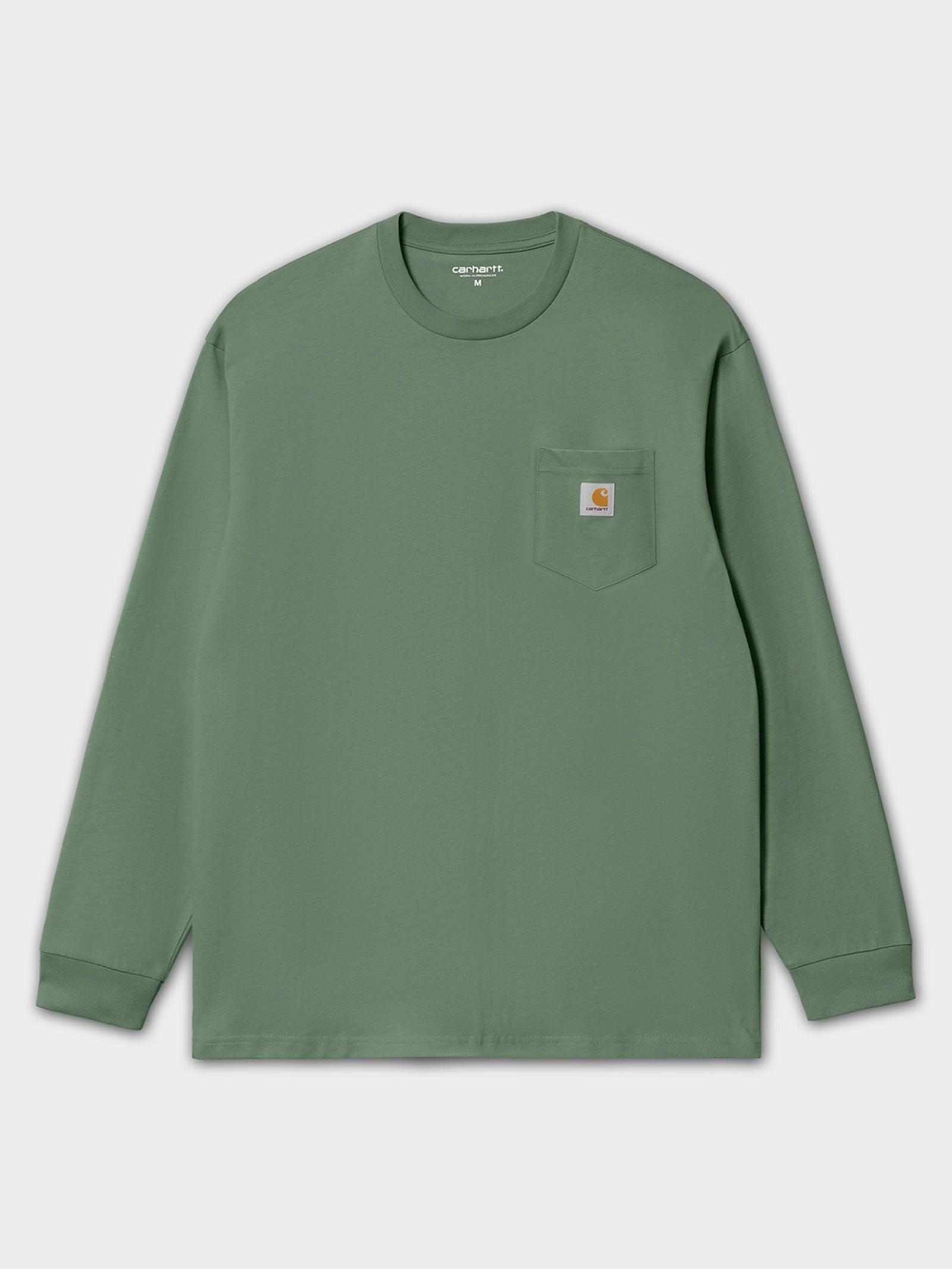 Carhartt Wip Long Sleeve Pocket T-Shirt Duck Green