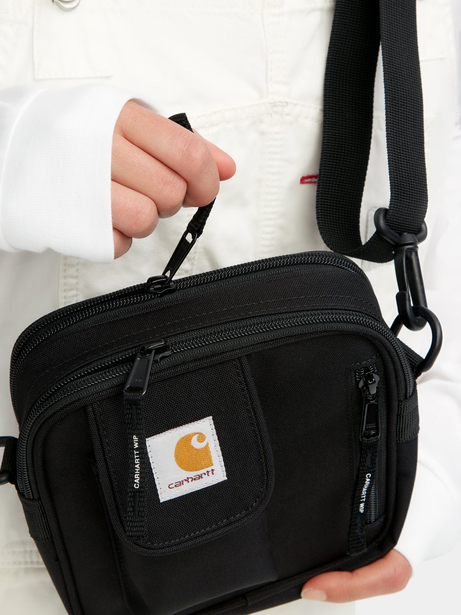Carhartt wip small essentials cross body bag black Clearance