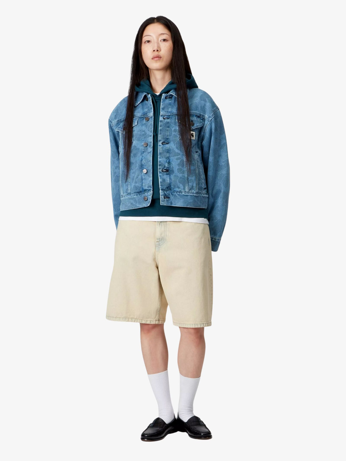 Carhartt Wip Women's Brandon Shorts | Blue, Sand Bleached
