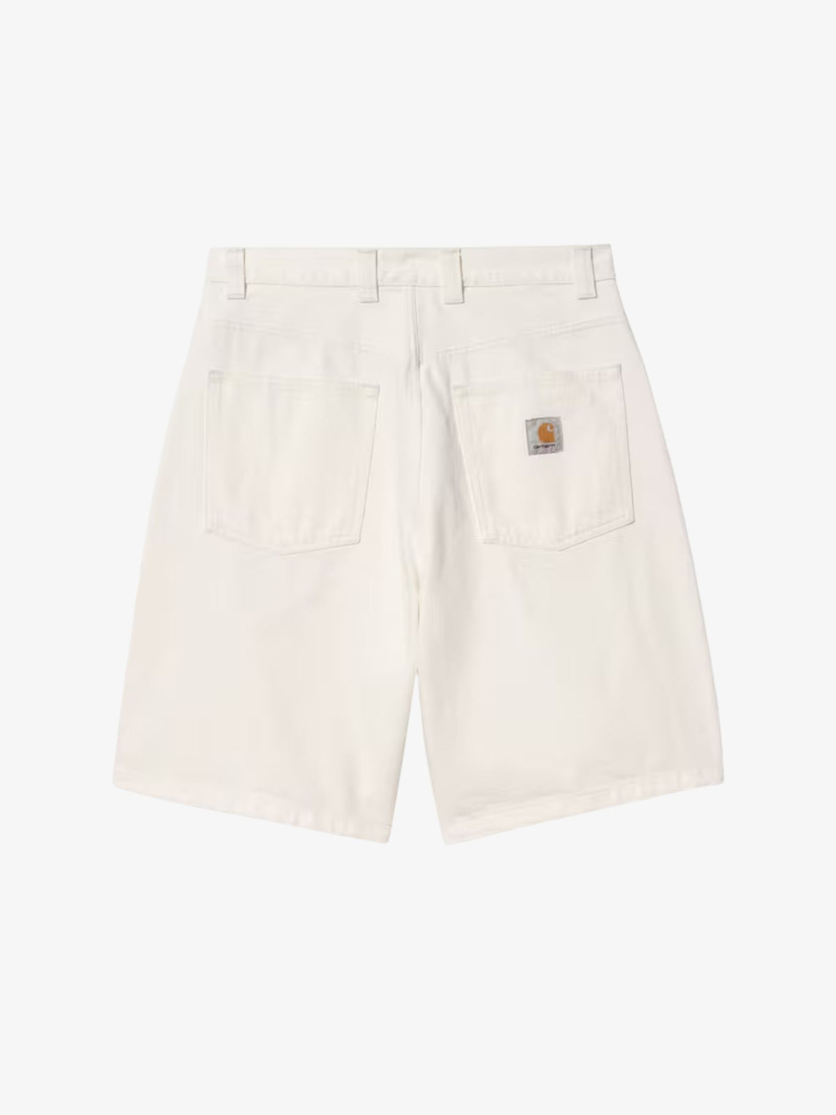 Carhartt Wip Brandon Shorts | White Rinsed