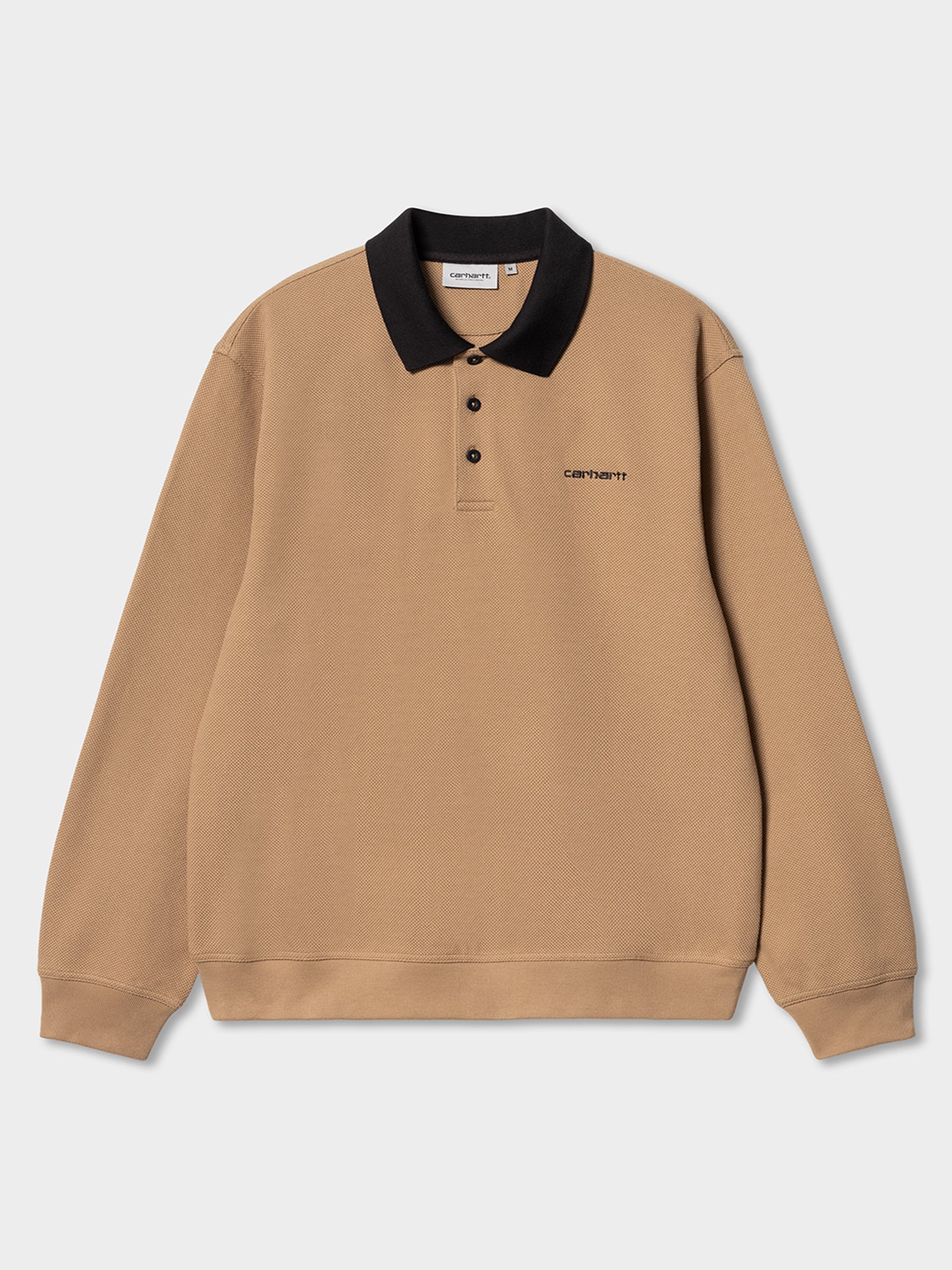 Carhartt Wip Vance Rugby Shirt Peanut/Black | Glue Store