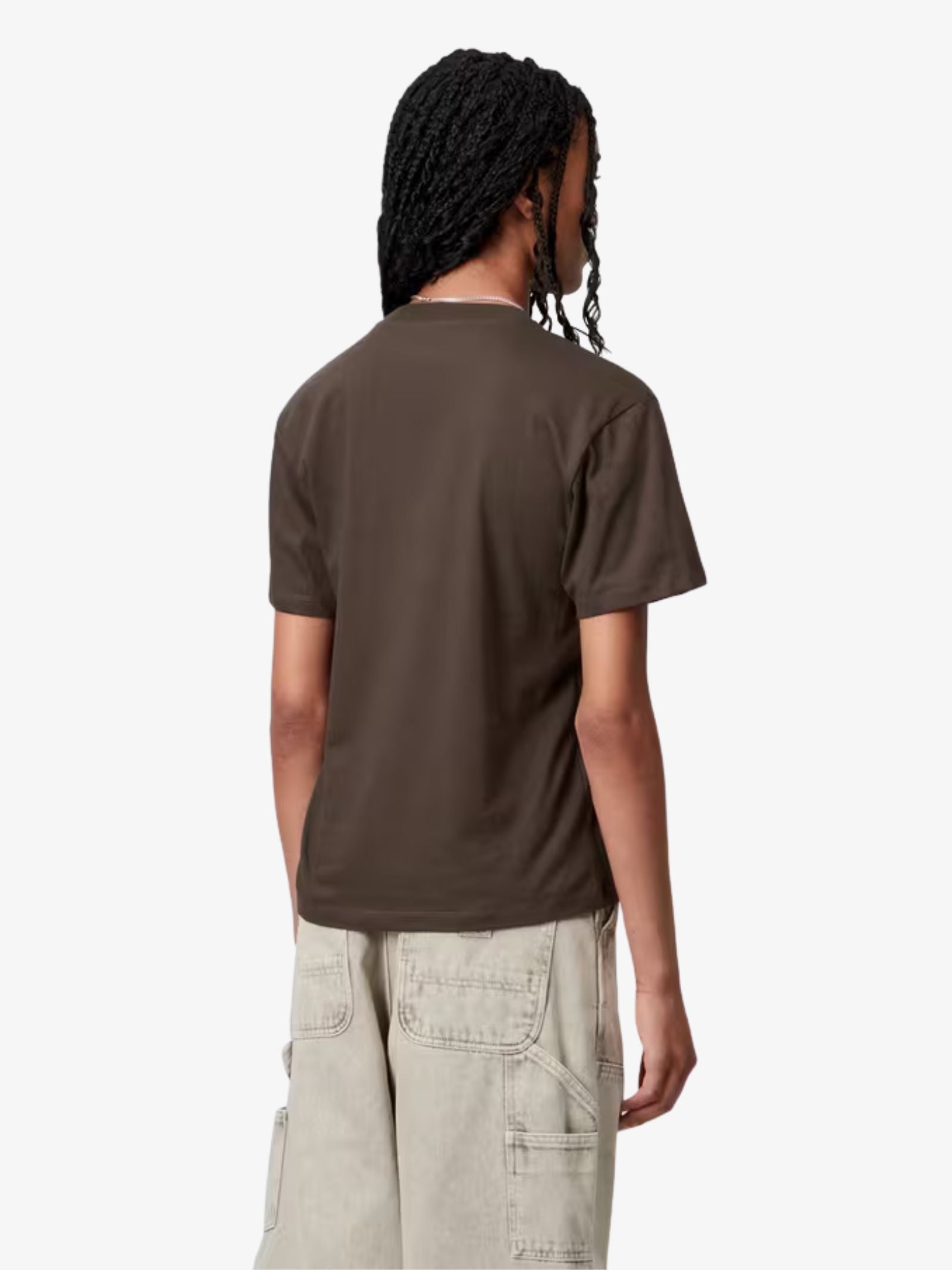 Women's Short Sleeve Script Embroidery T-Shirt