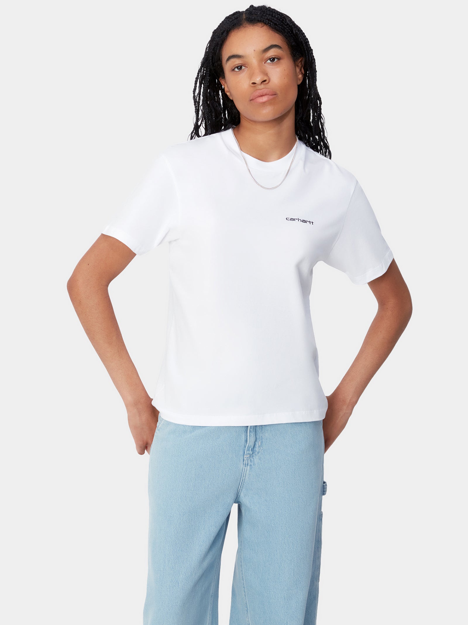 Script Embroidery T-Shirt