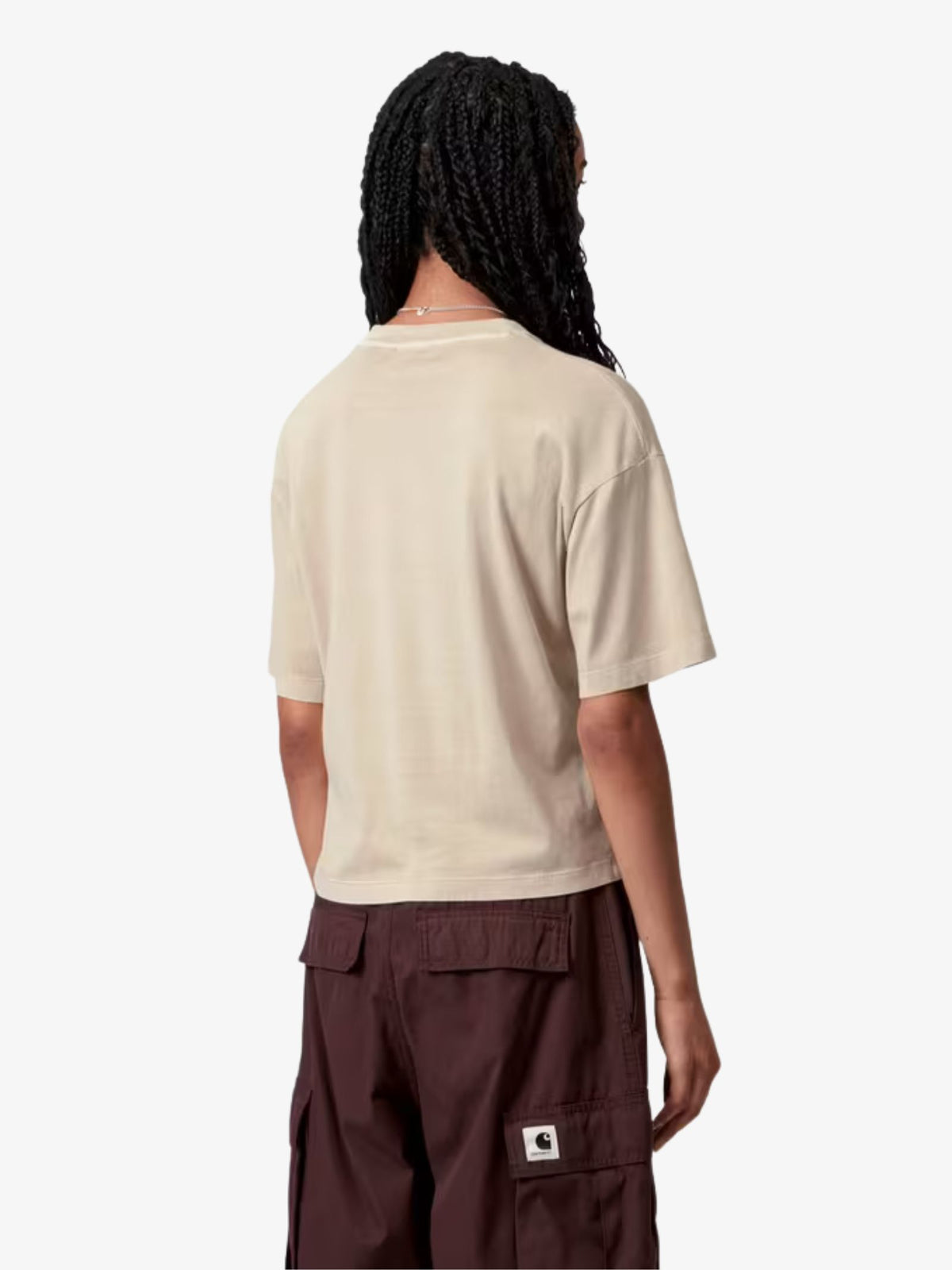 Carhartt Wip Women’s Short Sleeve Nelson T-Shirt | Fleur De Sel Garment Dyed