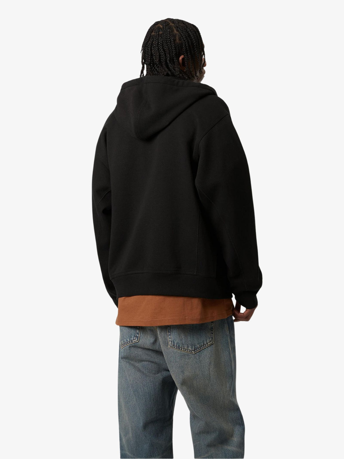 Carhartt Wip Hooded American Script Jacket | Black