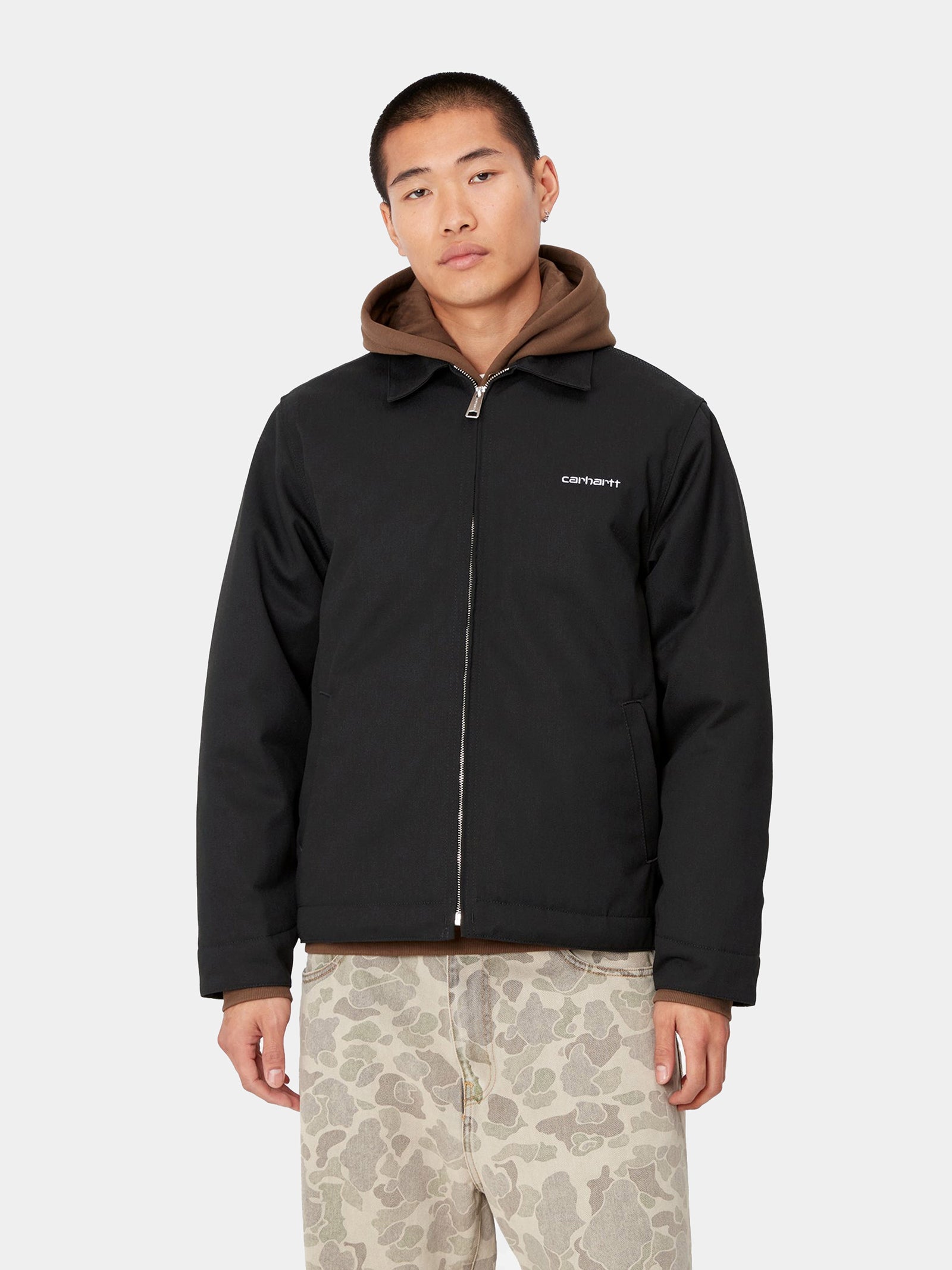 Carhartt Wip Module Script Jacket Black/White | Glue Store