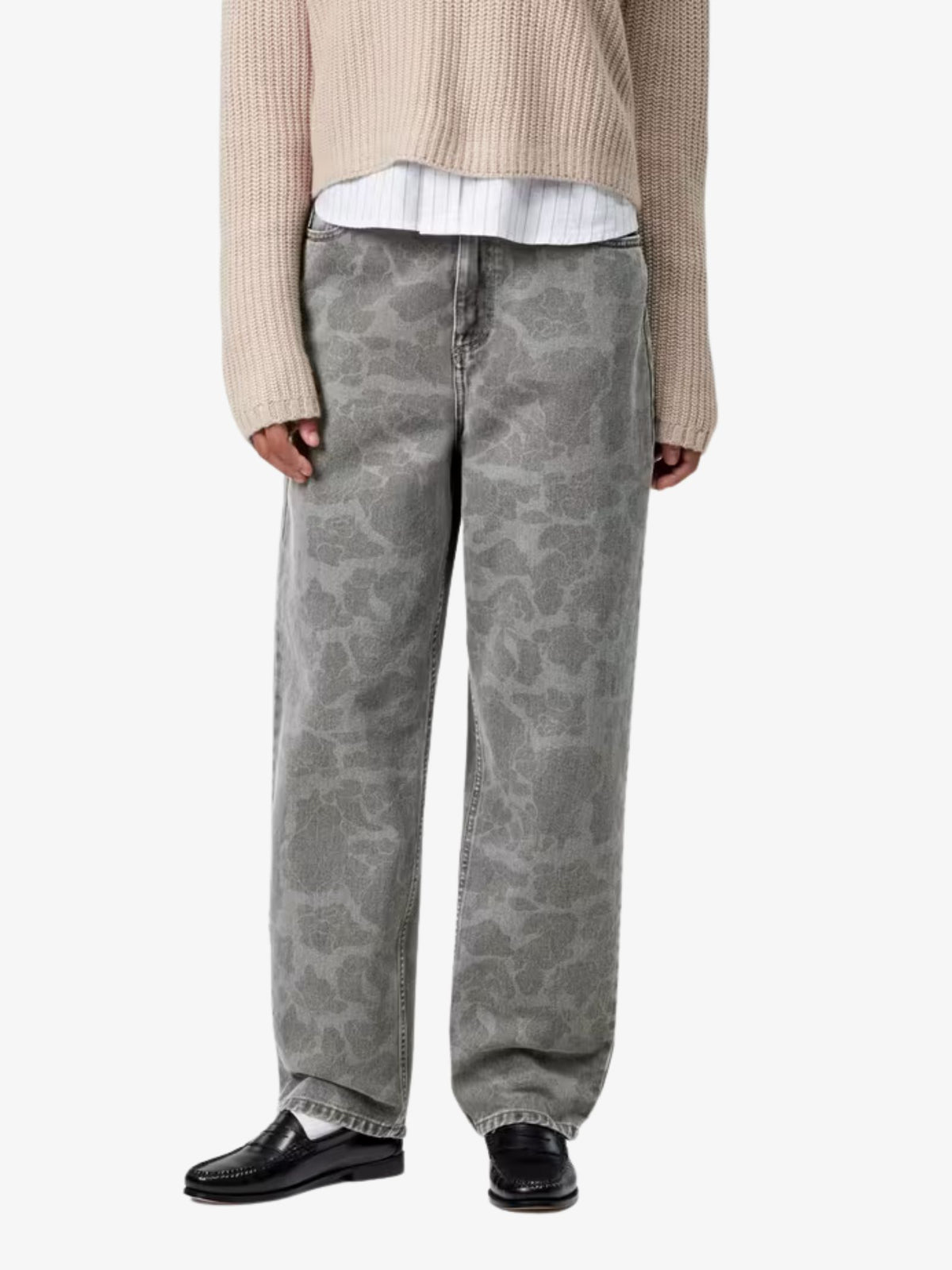 Carhartt Wip Women's Duck Orell Pants | Camo Duckblackheavy Bleached