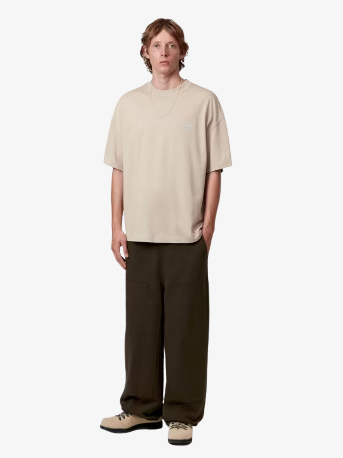 Carhartt Wip Short Sleeve Signature Script T-Shirt | Fleur De Sel/Citadel