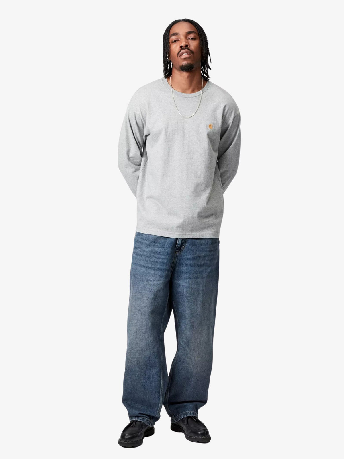 Carhartt Wip Og Single Knee Pants | Blue Dark Used Wash