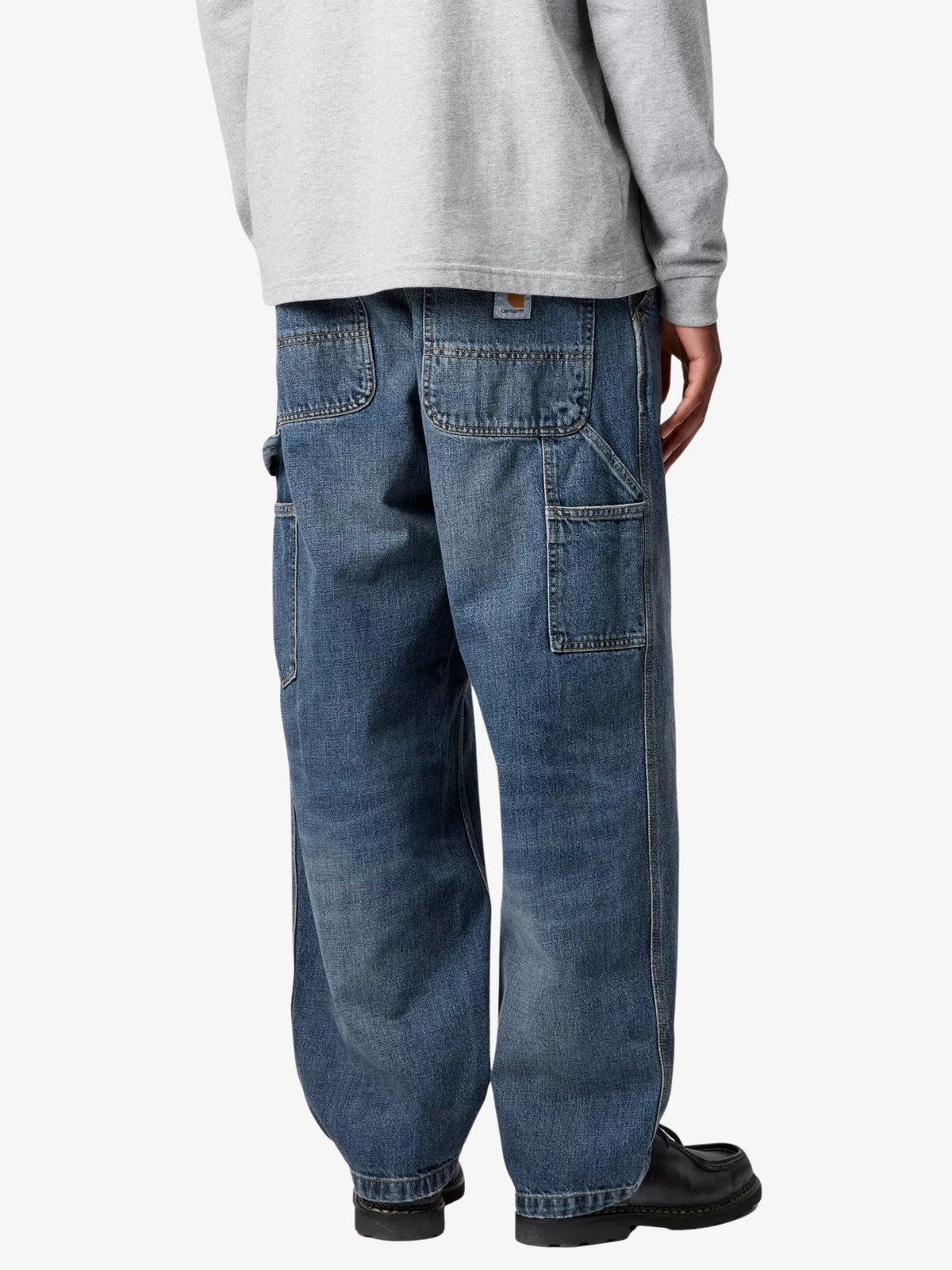 Carhartt Wip Og Single Knee Pants | Blue Dark Used Wash