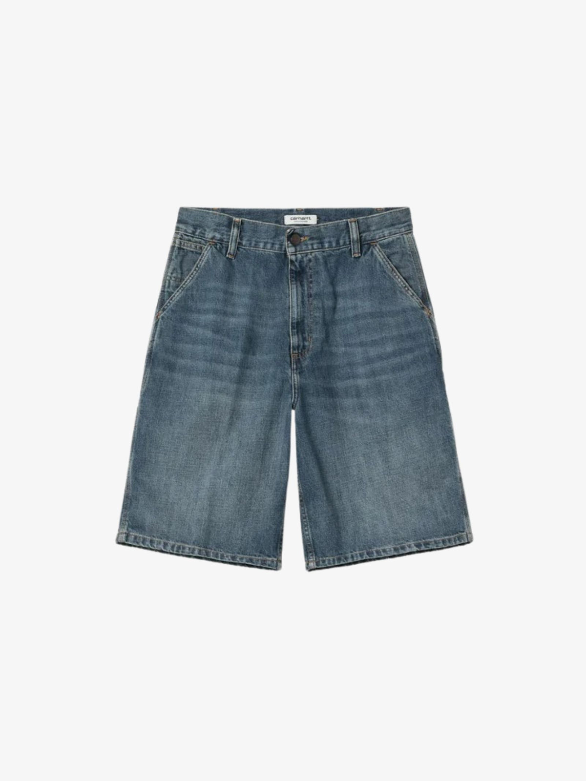 Carhartt Wip Women's Brandon Single Knee Shorts | Blue Dark Wash