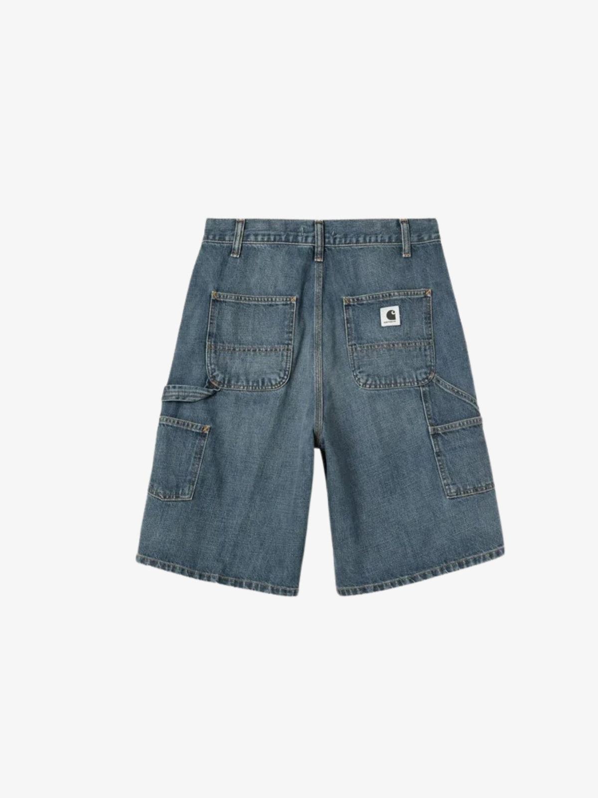 Carhartt Wip Women's Brandon Single Knee Shorts | Blue Dark Wash