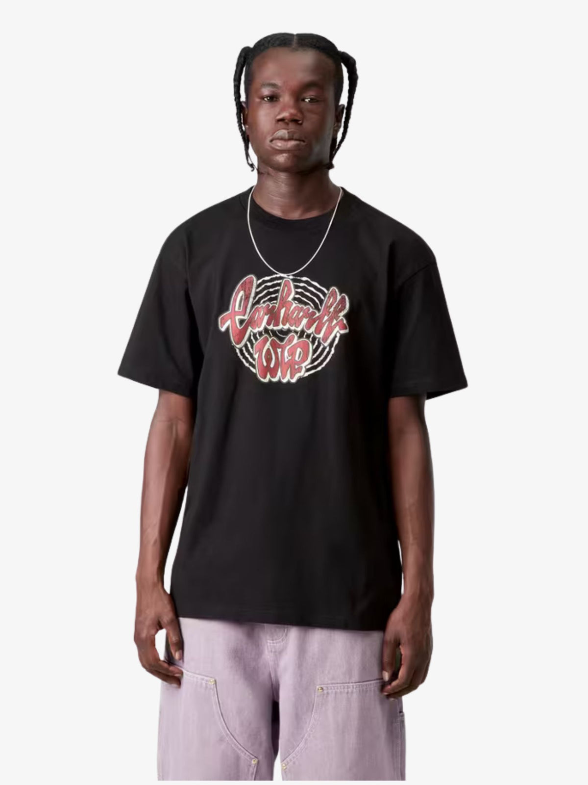 Carhartt Wip Short Sleeve Chedda T-Shirt | Black Stone Wash