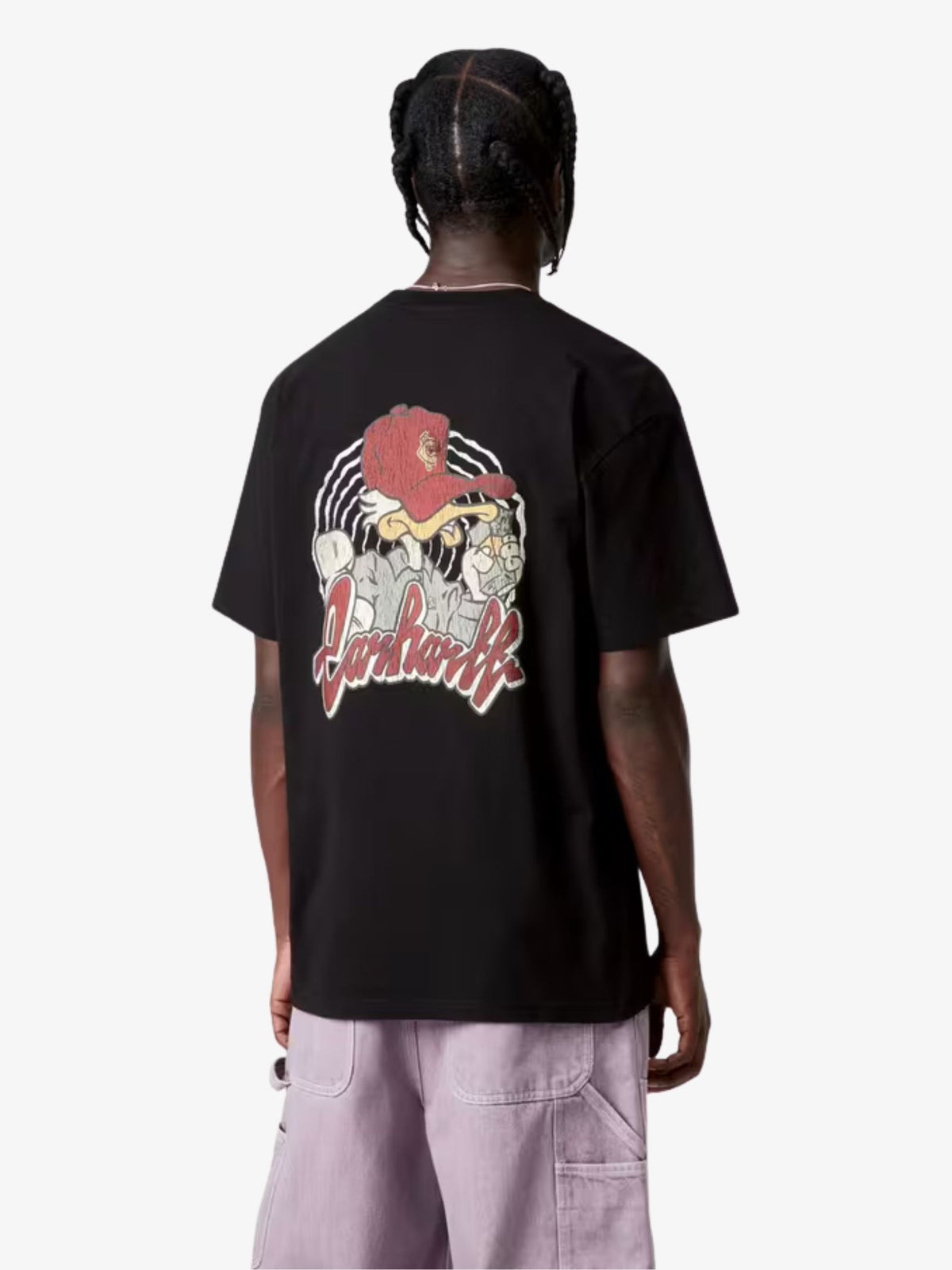 Carhartt Wip Short Sleeve Chedda T-Shirt | Black Stone Wash