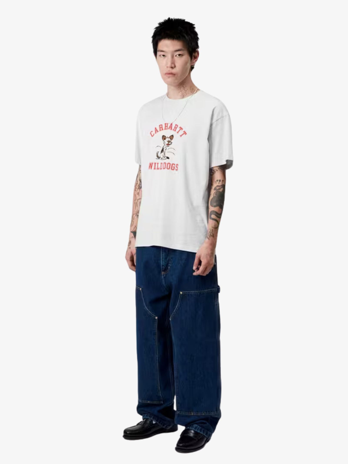 Carhartt Wip Short Sleeve Wild Dog T-Shirt | Ash Heather