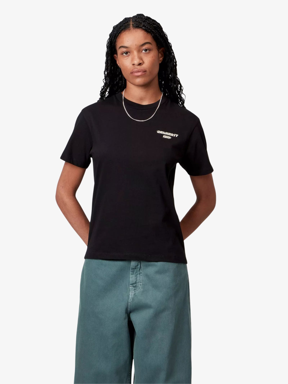Carhartt Wip W' S/S Wiptopia T-Shirt | Black