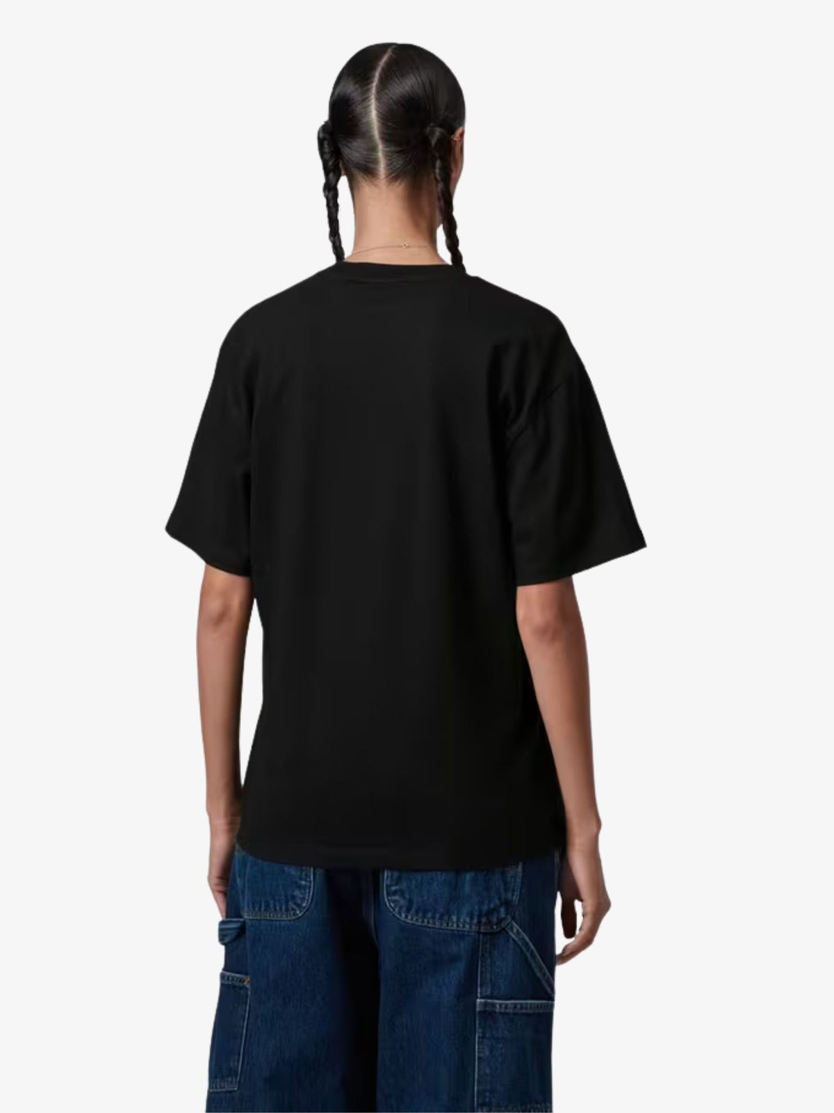 Carhartt Wip Women’s Short Sleeve Guide Club T-Shirt | Black Heavy Stone Washed