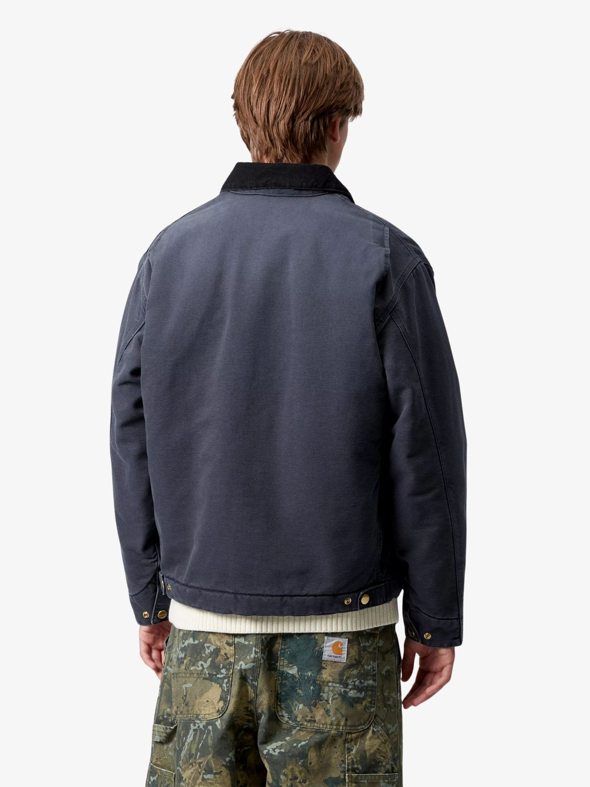 Carhartt Wip OG Detroit Jacket | Dark Navy/Black Stone Canvas