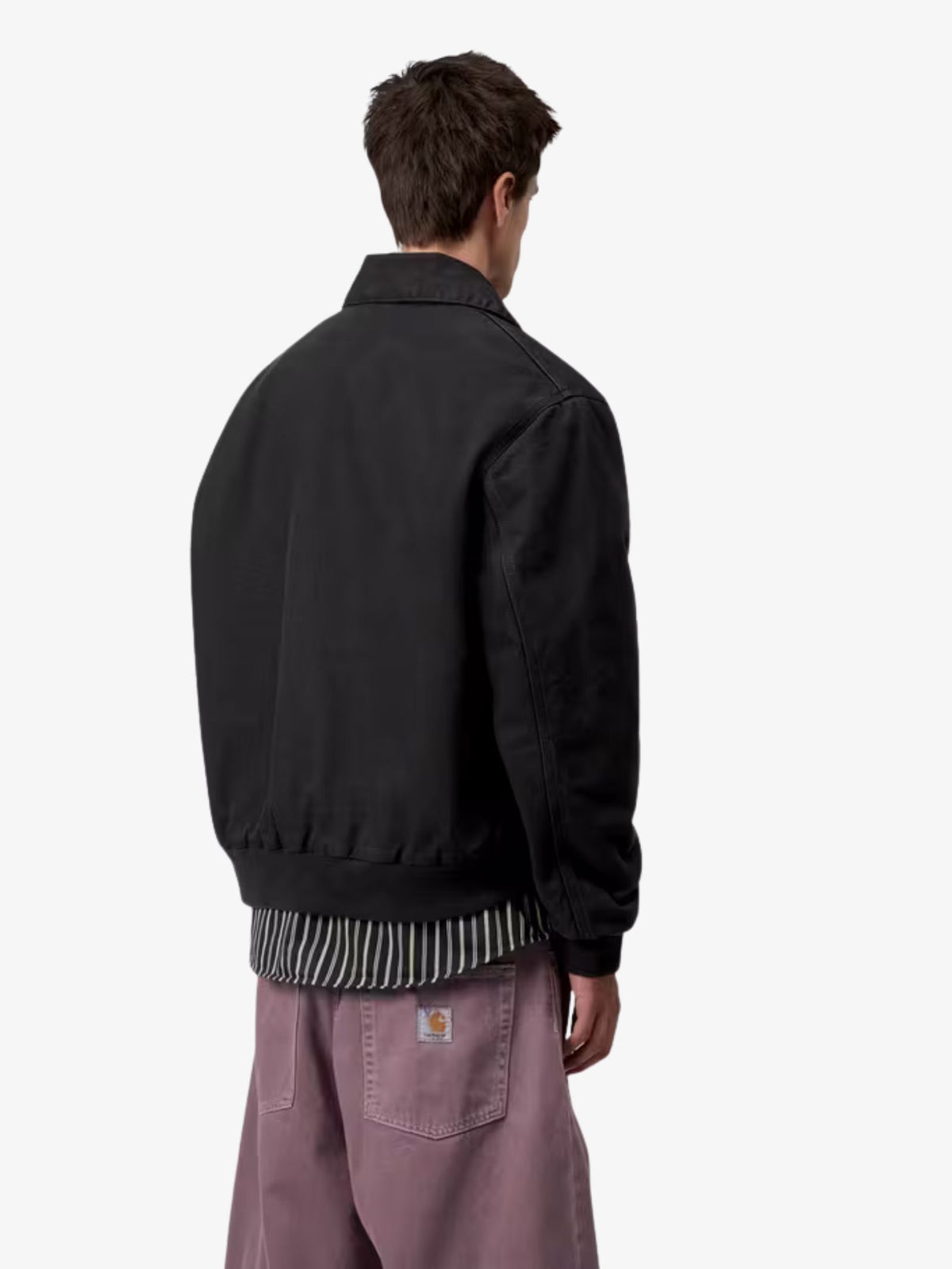 Carhartt Wip Stanton Jacket | Black Stone Washed