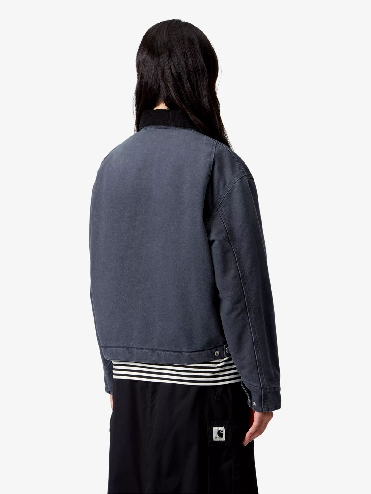 Carhartt Wip Women's OG Detroit Jacket | Dark Navy/Blackstone Canvas